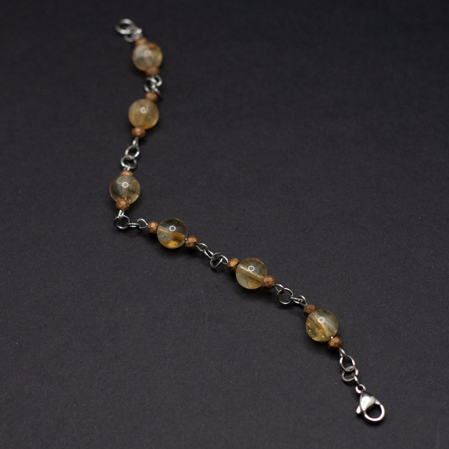 Citrine Gemstone Bracelet