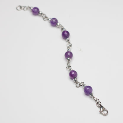 Amethyst Gemstone Bracelet