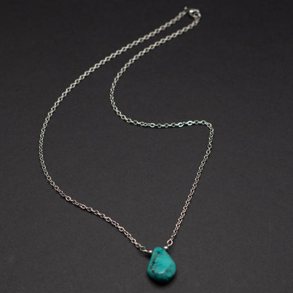 Turquoise Teardrop Necklace 2