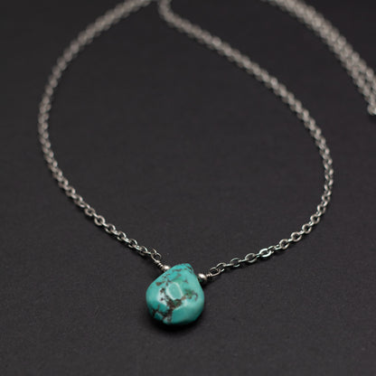 Turquoise Teardrop Necklace 3