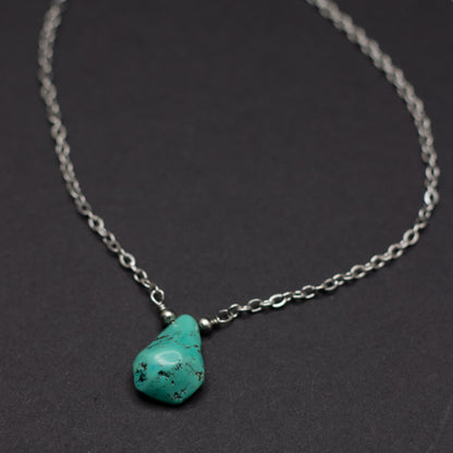 Turquoise Teardrop Necklace 4