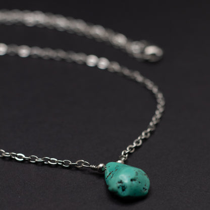 Turquoise Teardrop Necklace 4