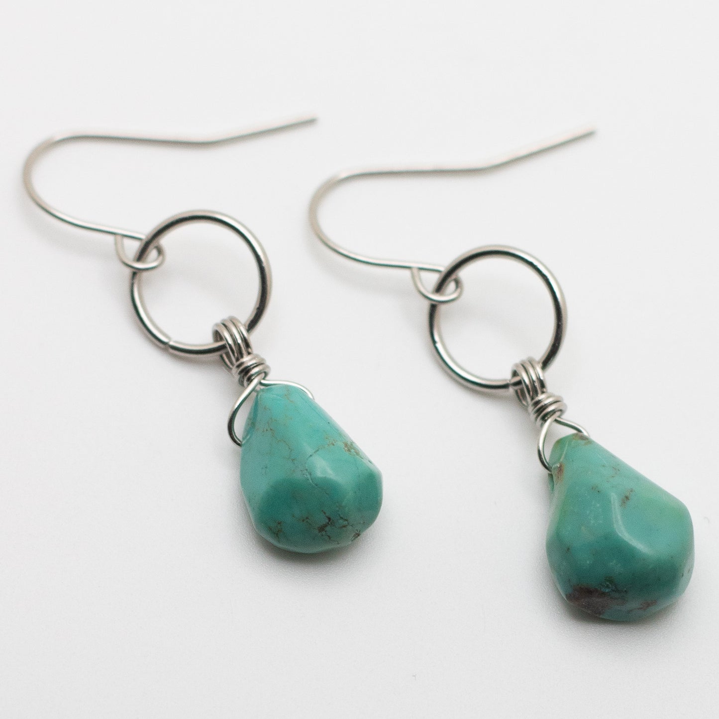 Turquoise Teardrop Earrings
