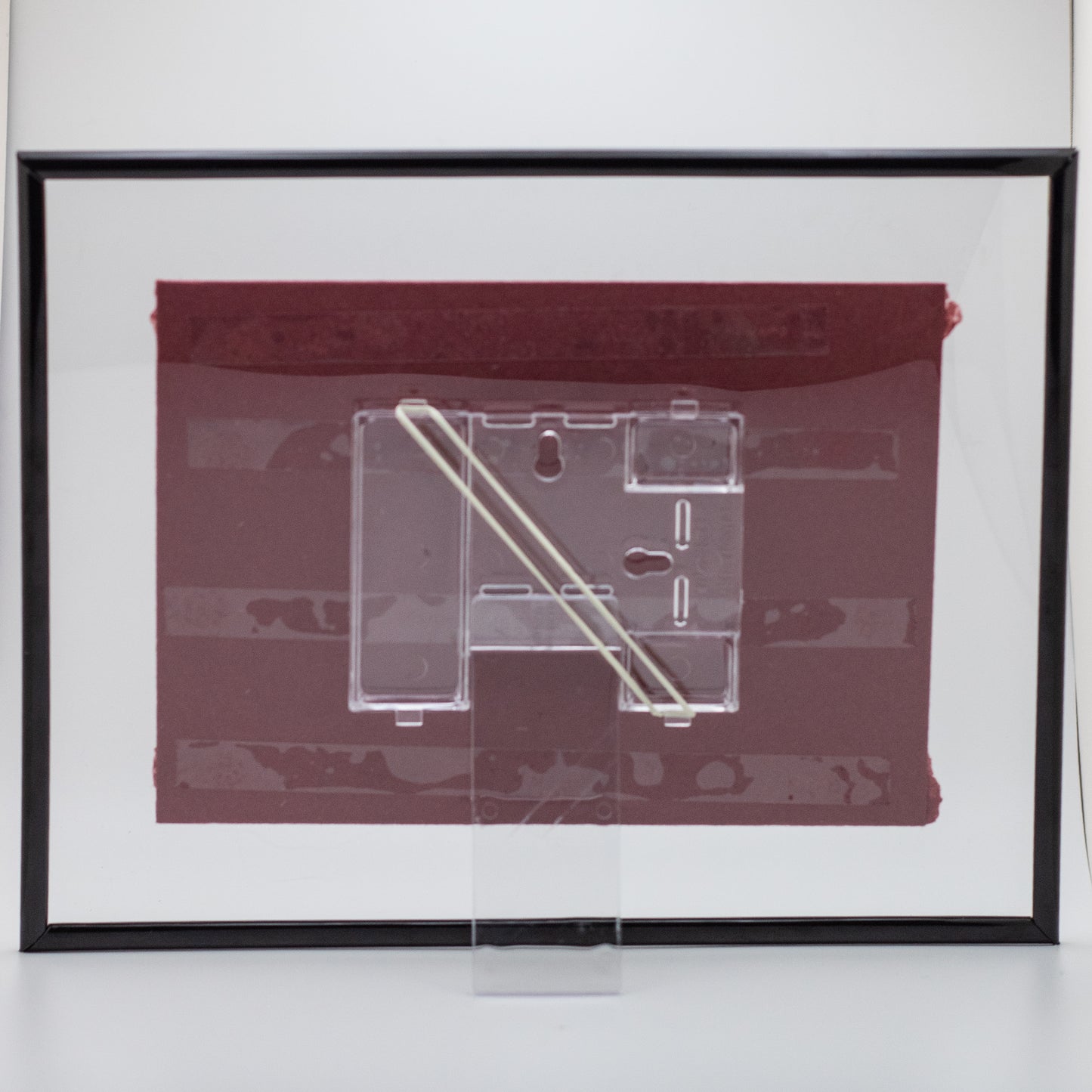 Where I Landed | Original Ink Illustration on Handmade Paper Envelope (Framed 10x8”)