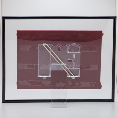 Where I Landed | Original Ink Illustration on Handmade Paper Envelope (Framed 10x8”)