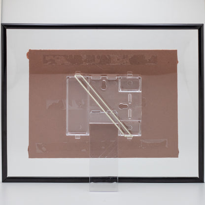 In No Rush | Original Ink Illustration on Handmade Paper Envelope (Framed 10x8”)