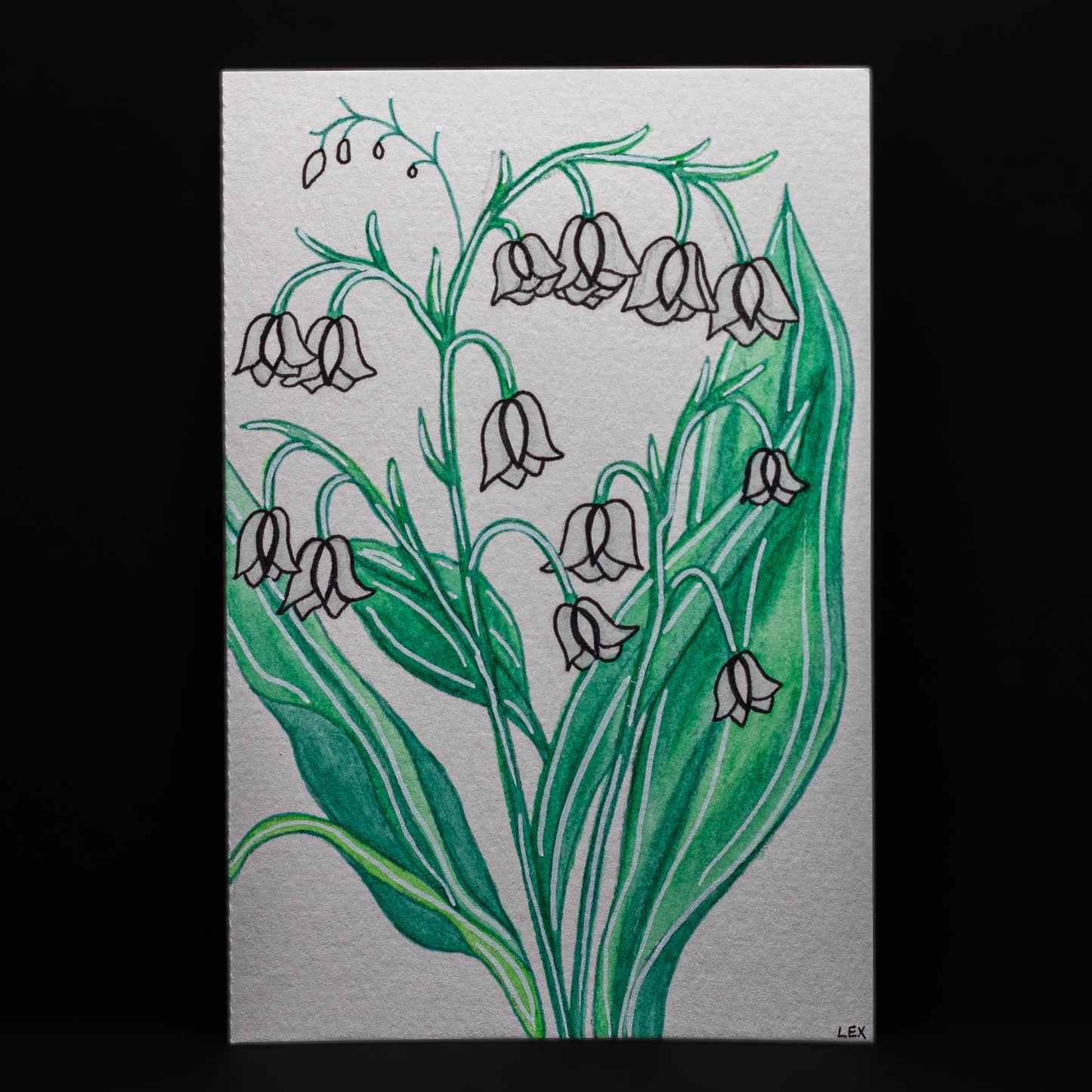 Lily of the Valley Postcard (4 × 6”)