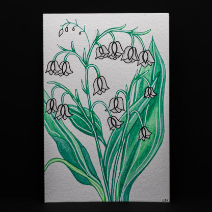 Lily of the Valley Postcard (4 × 6”)