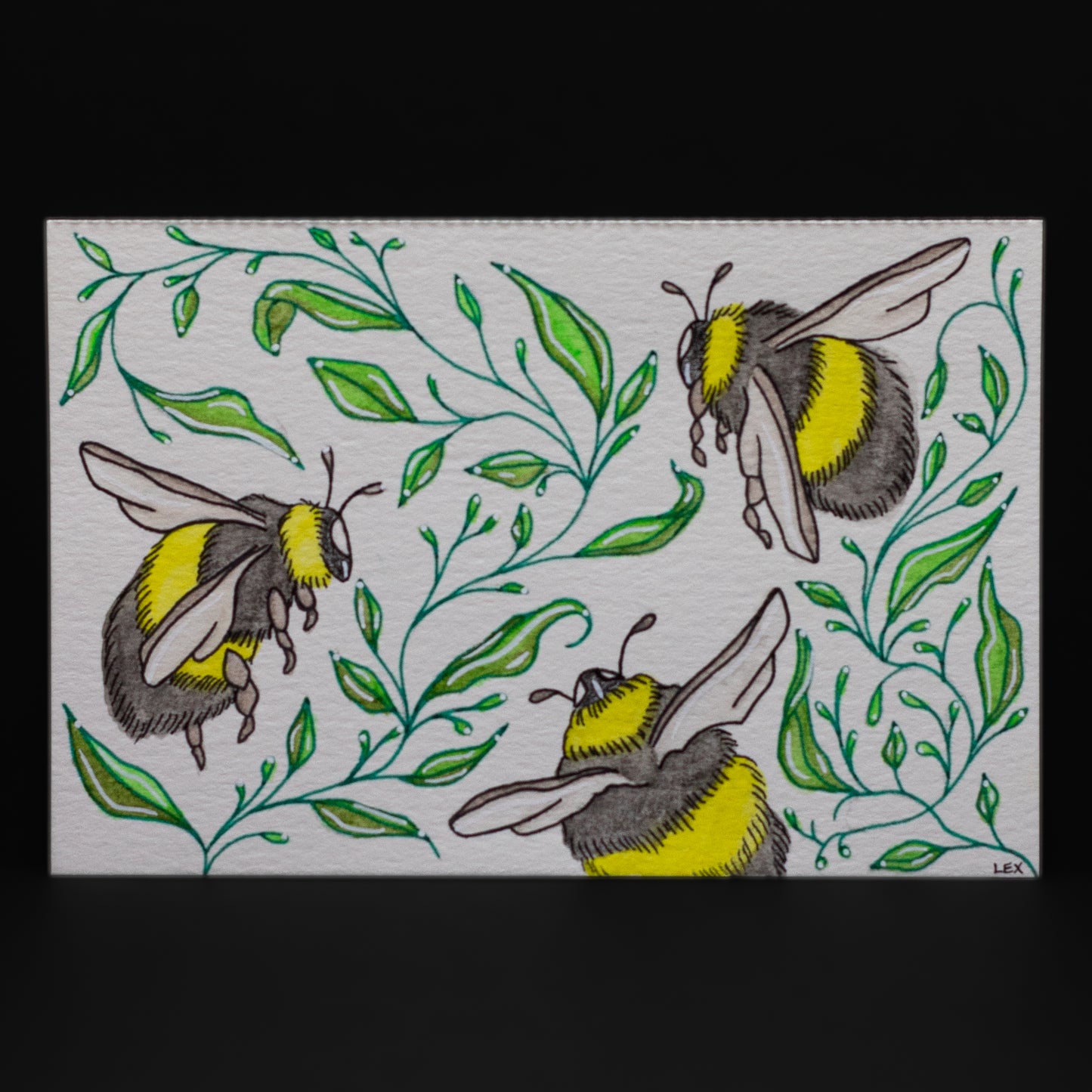 Bees Postcard (4 × 6”)