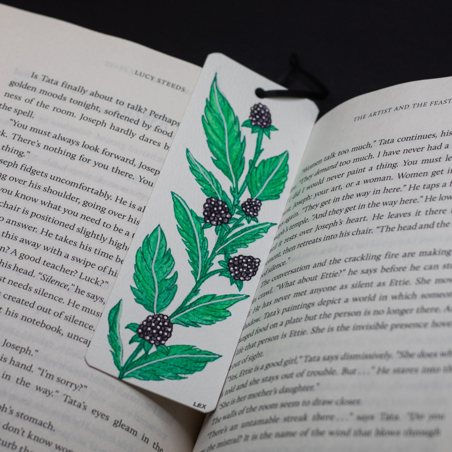 Blackberries Bookmark