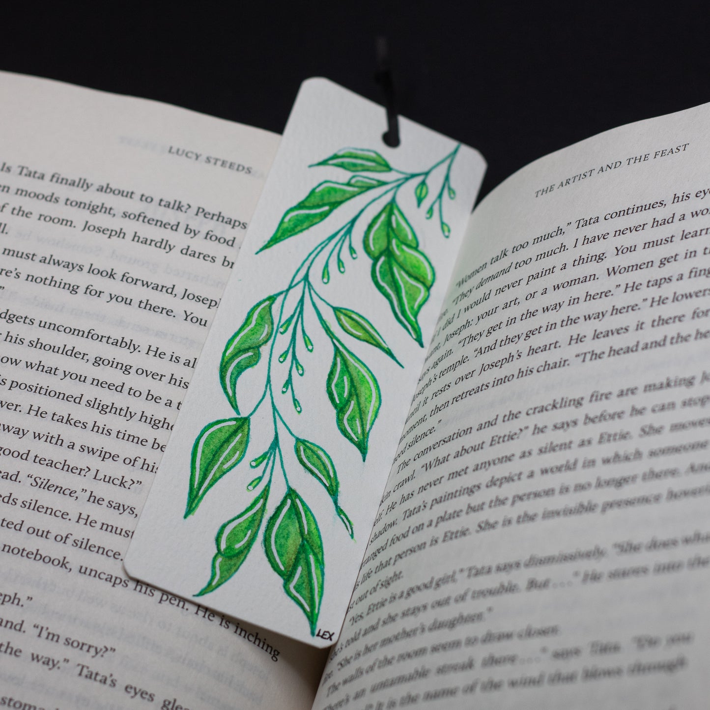 Leaves Bookmark
