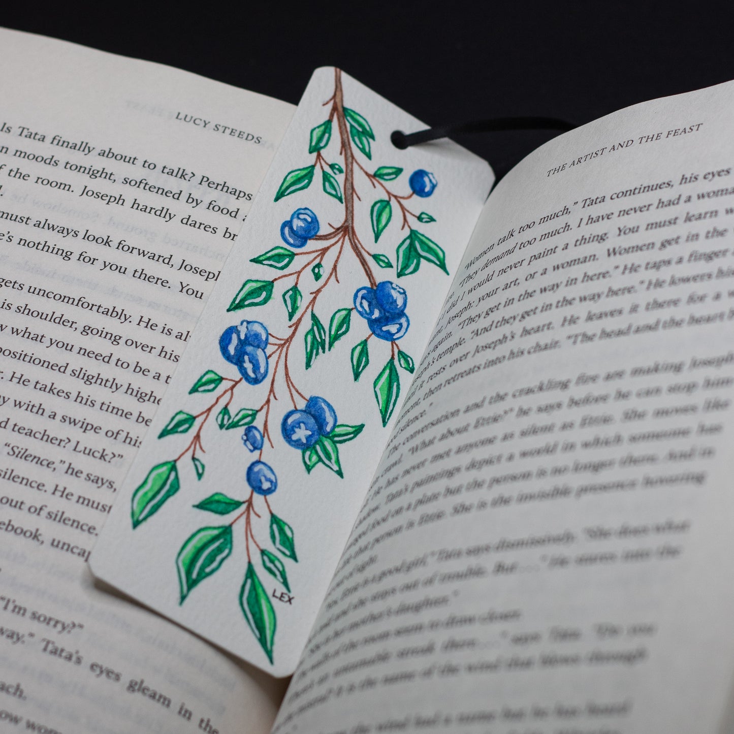 Blueberries Bookmark