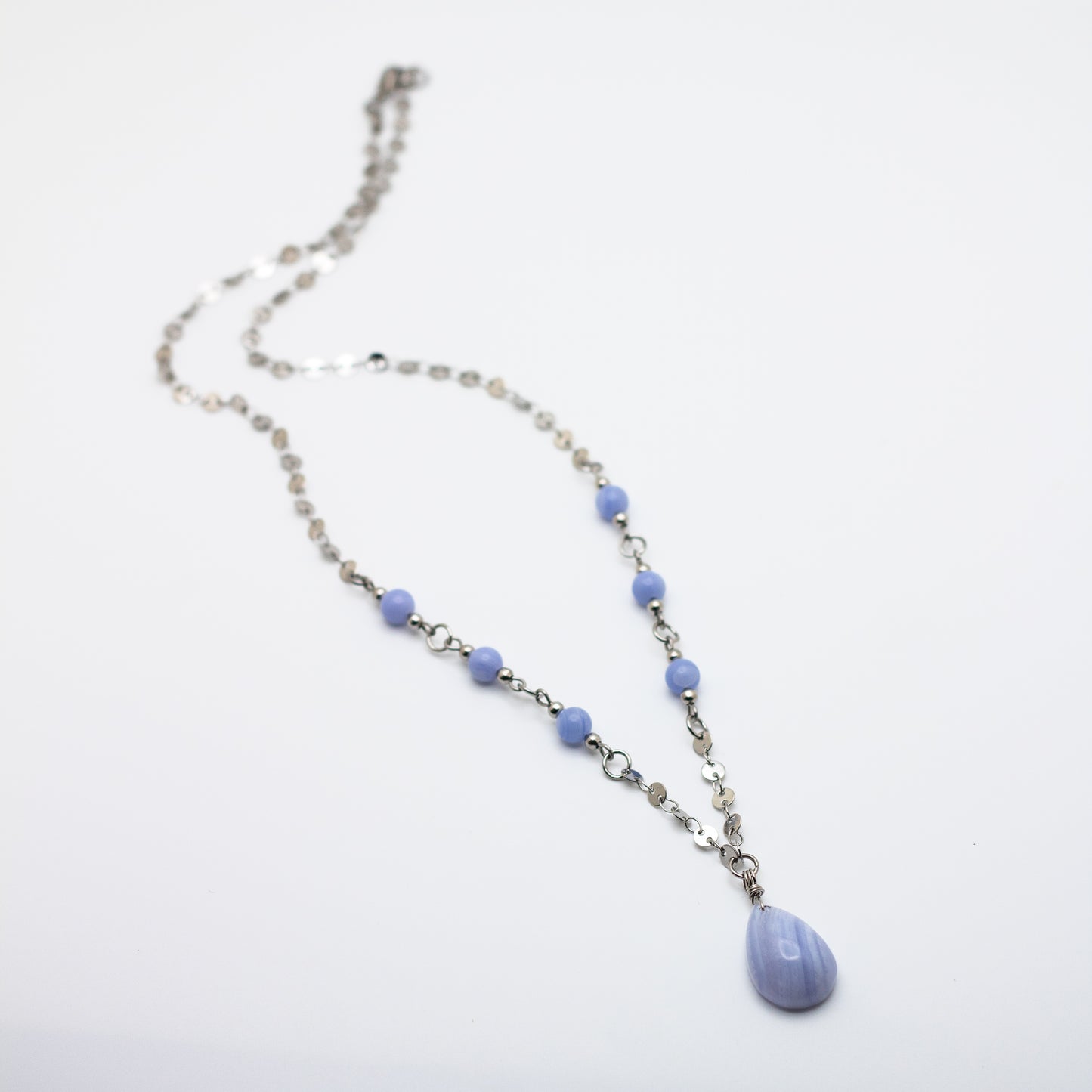 Blue Lace Agate Necklace