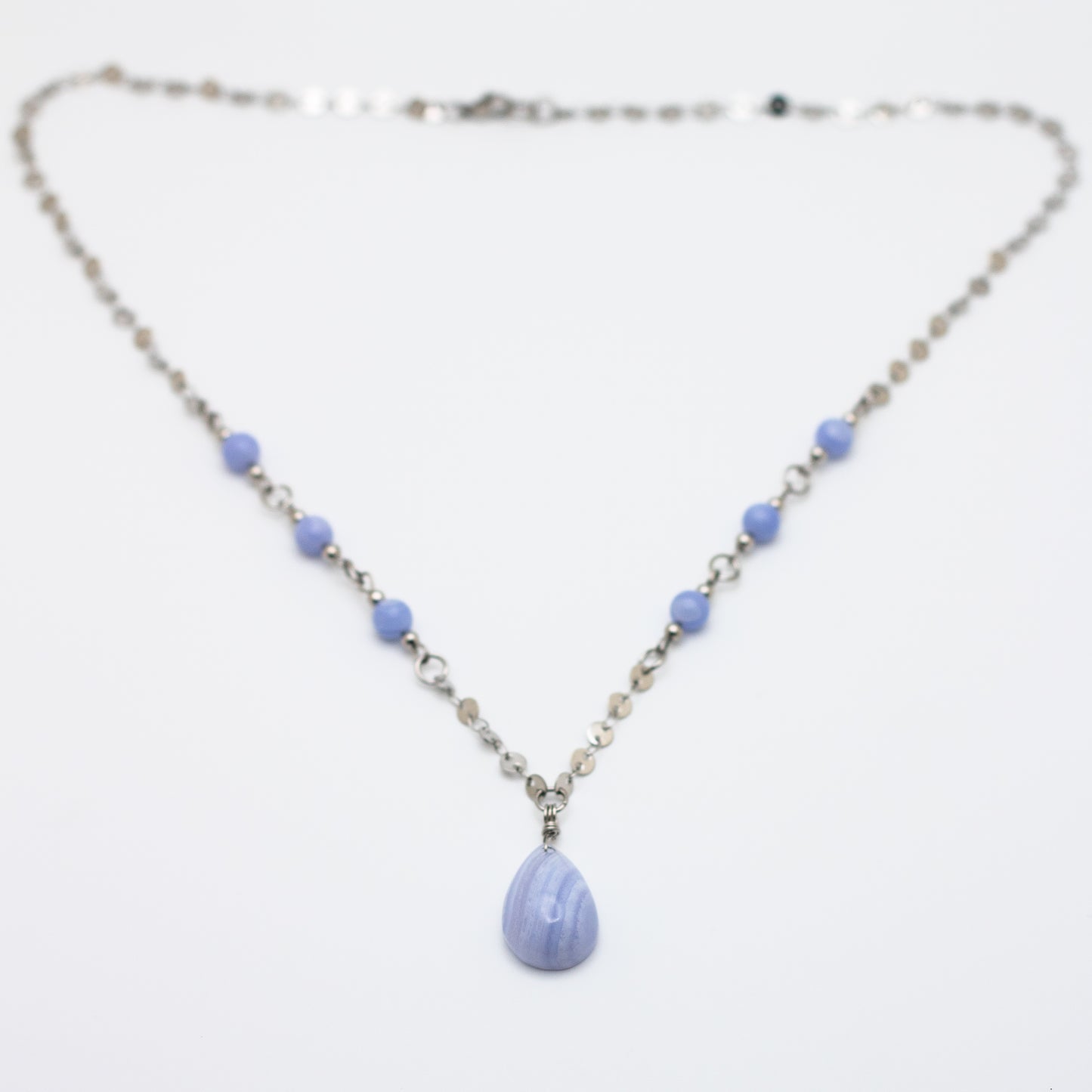 Blue Lace Agate Necklace