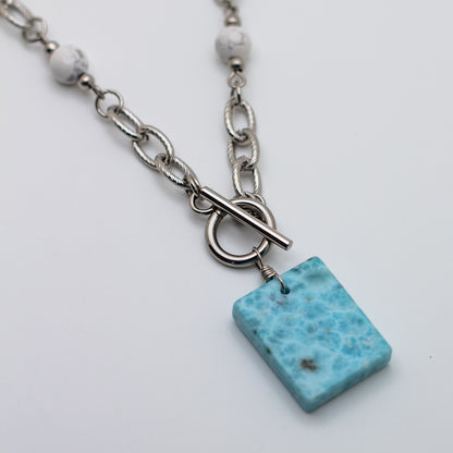 Larimar & Howlite Necklace