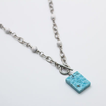 Larimar & Howlite Necklace