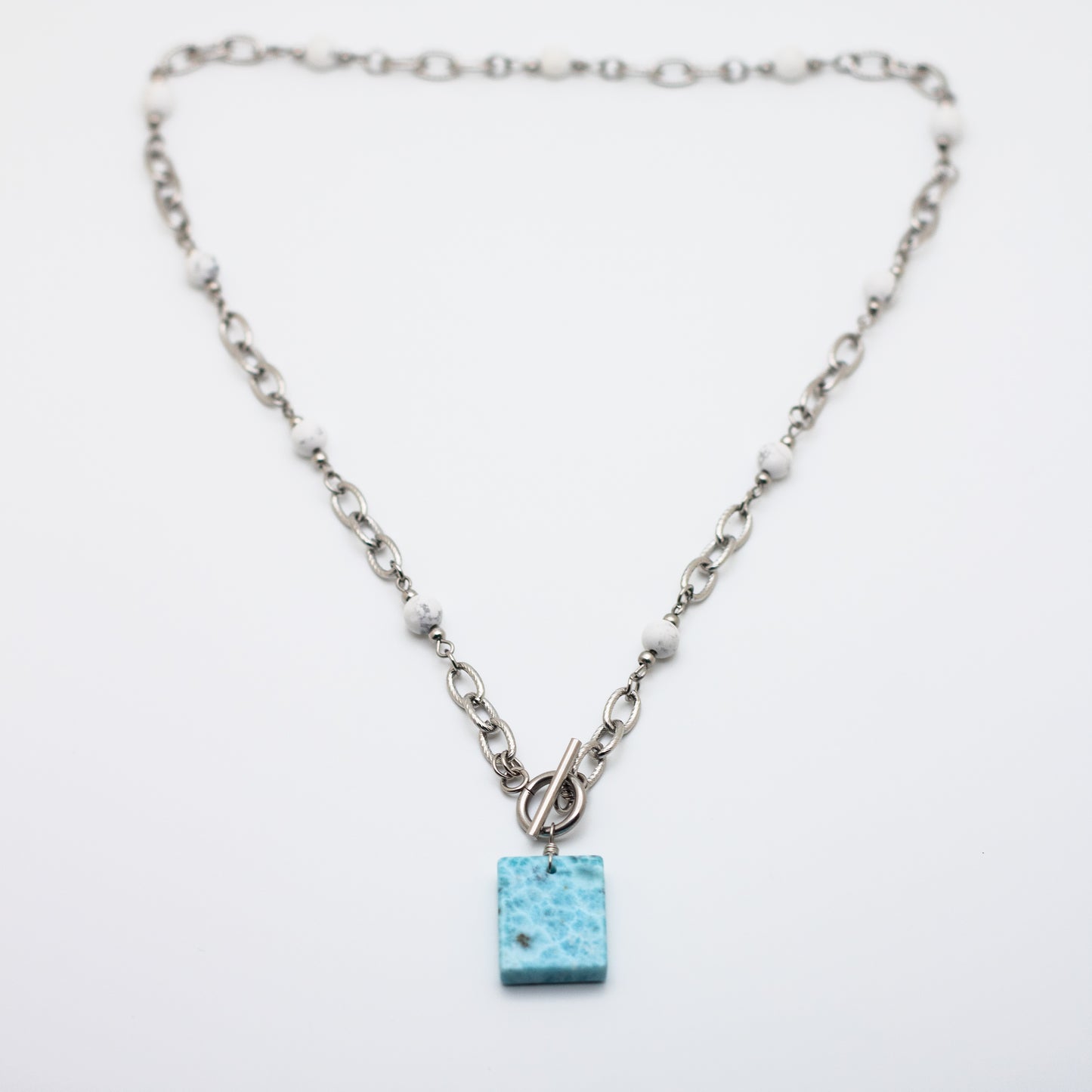 Larimar & Howlite Necklace