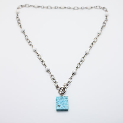 Larimar & Howlite Necklace