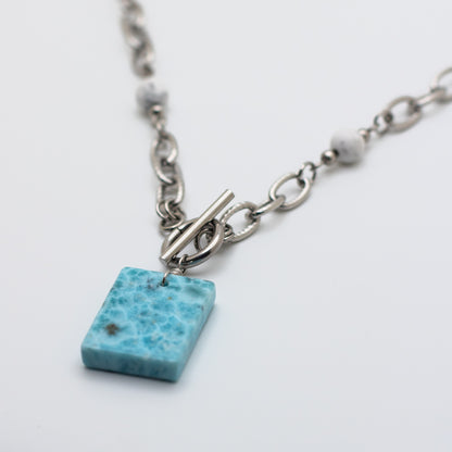 Larimar & Howlite Necklace