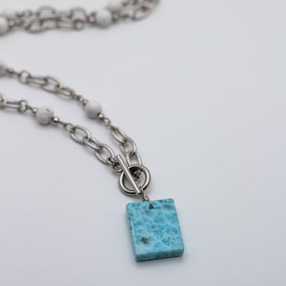 Larimar & Howlite Necklace