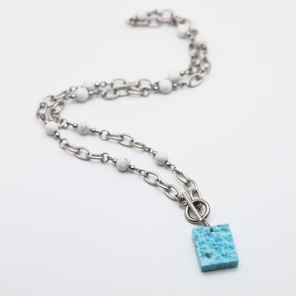 Larimar & Howlite Necklace