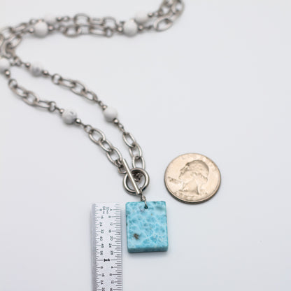 Larimar & Howlite Necklace