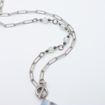 Owyhee Blue Opal Necklace