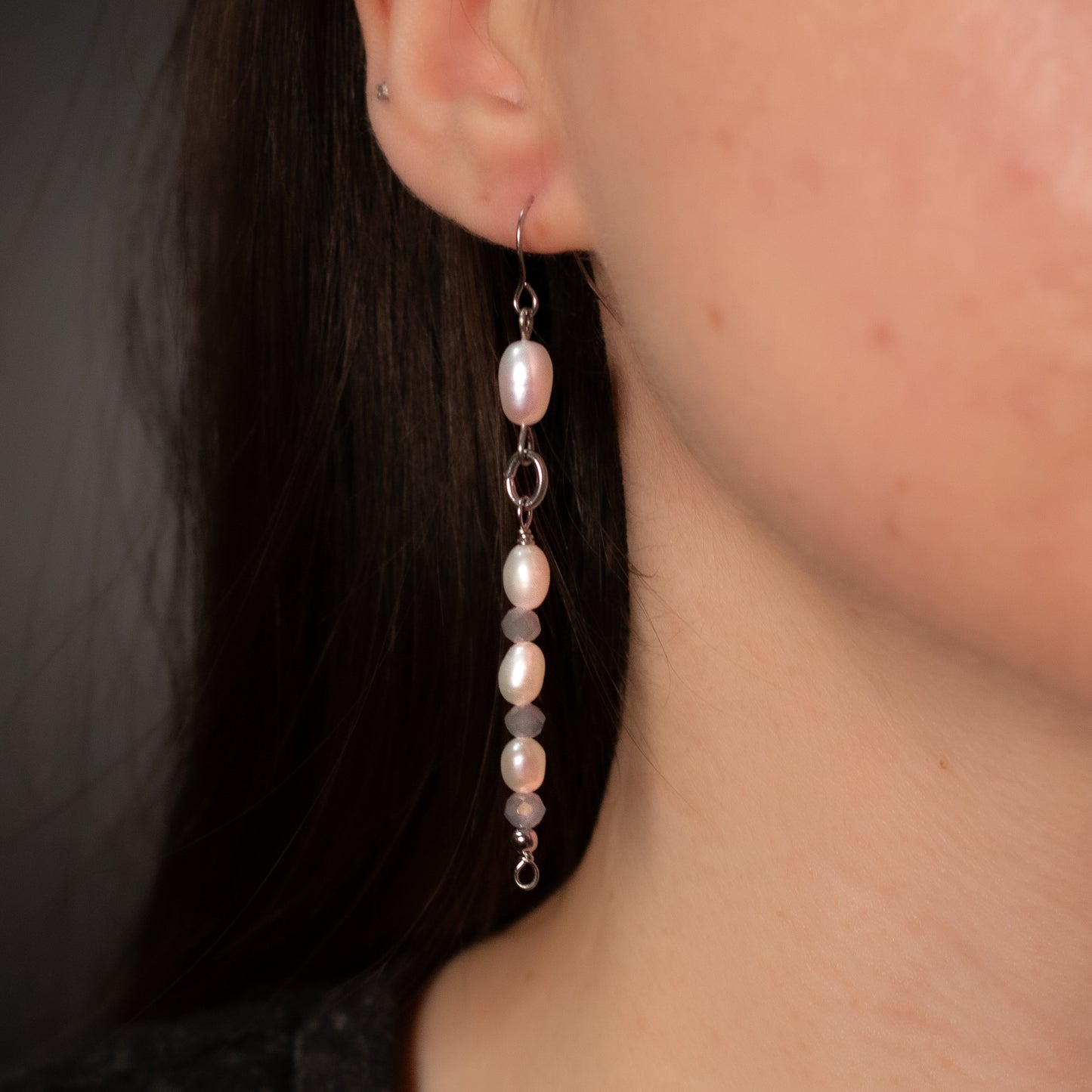 Freshwater Pearl Elegant Drop Earrings