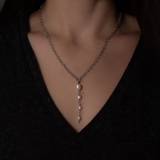 Freshwater Pearl Drop Necklace