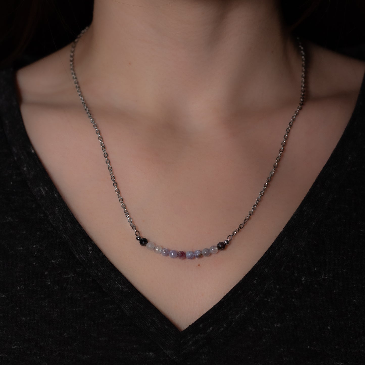 Tourmaline Bar Necklace