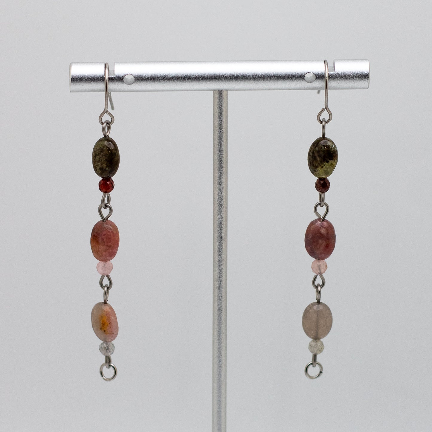 Watermelon Tourmaline Earrings