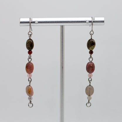 Watermelon Tourmaline Earrings