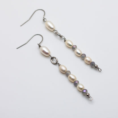 Freshwater Pearl Elegant Drop Earrings