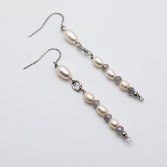 Freshwater Pearl Elegant Drop Earrings