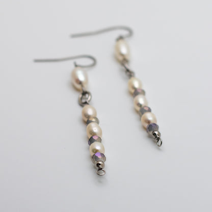 Freshwater Pearl Elegant Drop Earrings