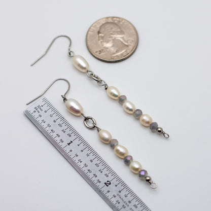 Freshwater Pearl Elegant Drop Earrings