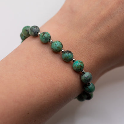 The Deb Bracelet | African Turquoise Gemstone