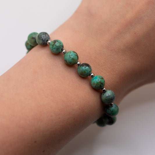 The Deb Bracelet | African Turquoise Gemstone