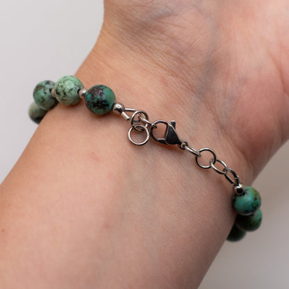 The Deb Bracelet | African Turquoise Gemstone