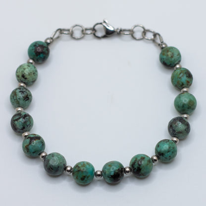 The Deb Bracelet | African Turquoise Gemstone