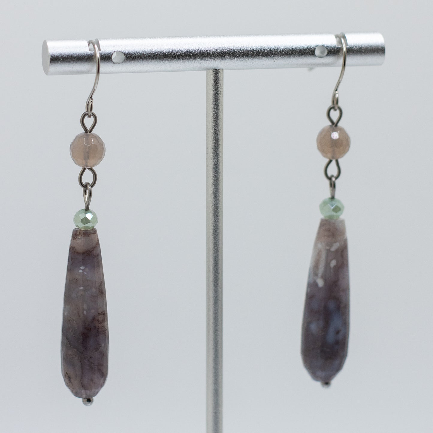 Chalcedony Drop Earrings