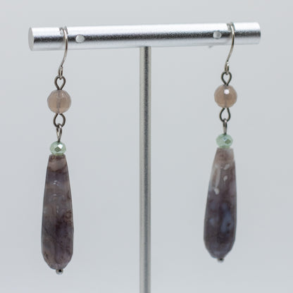 Chalcedony Drop Earrings