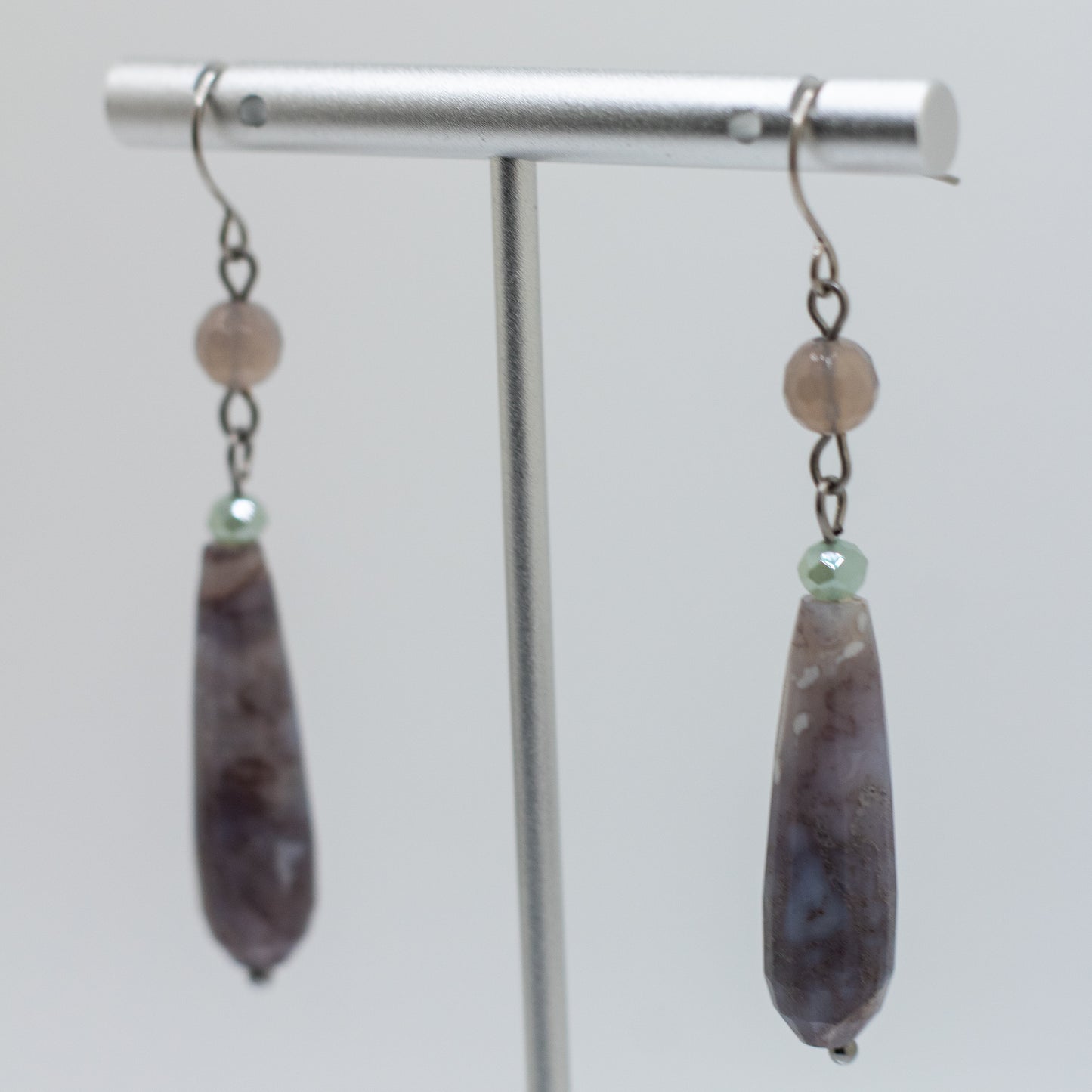 Chalcedony Drop Earrings