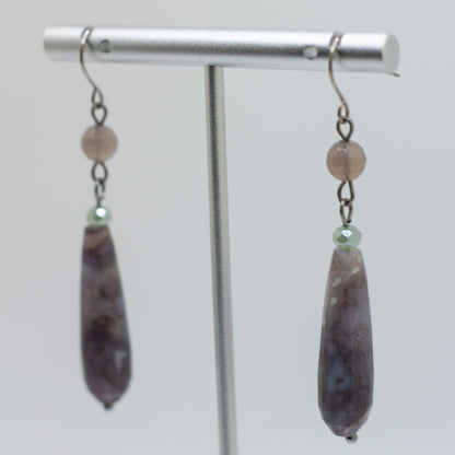 Chalcedony Drop Earrings