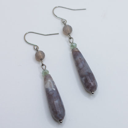 Chalcedony Drop Earrings