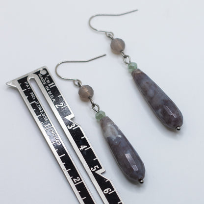 Chalcedony Drop Earrings