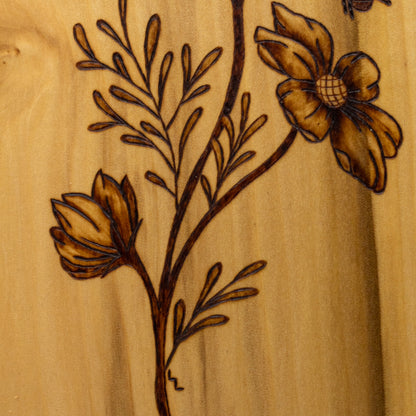 Pollinator Poplar Flower Press 8" x 5.5"