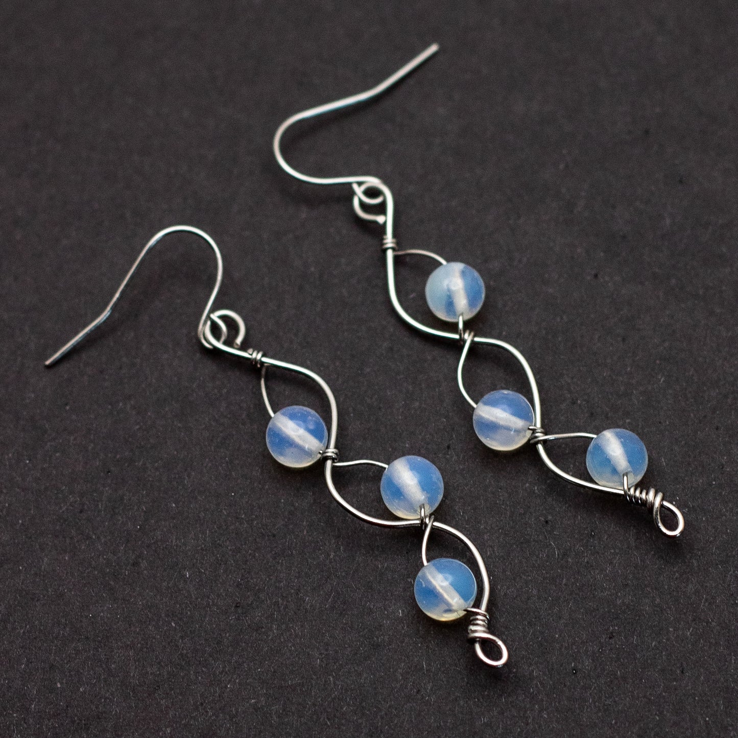 Opalite Swirl Earrings