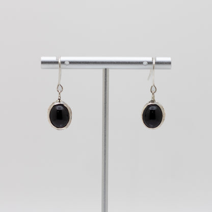 Onyx Sterling Silver Earrings
