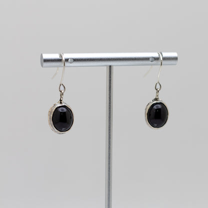 Onyx Sterling Silver Earrings